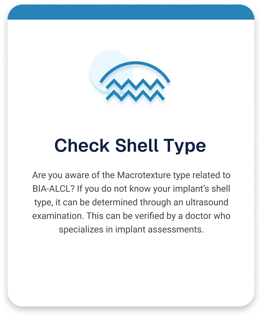 Implant Card (Check Shell Type)